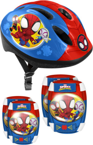 Marvel Spidey 5-Delige Skatebescherming 50-56 Cm Maat S rood/blauw - Afbeelding 1